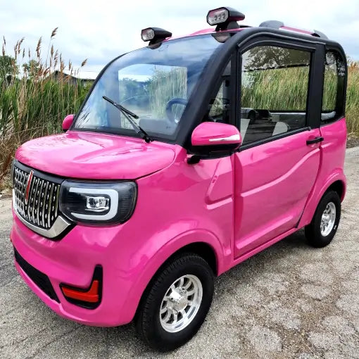 Viral Hot Pink Mini Car – Electric City Ride