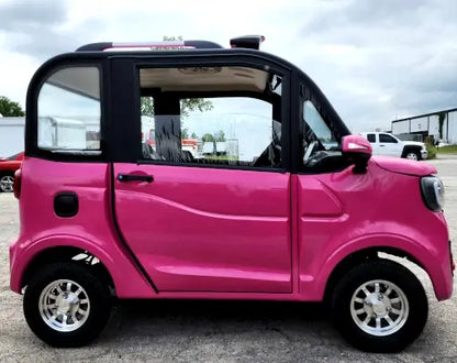 Viral Hot Pink Mini Car – Electric City Ride