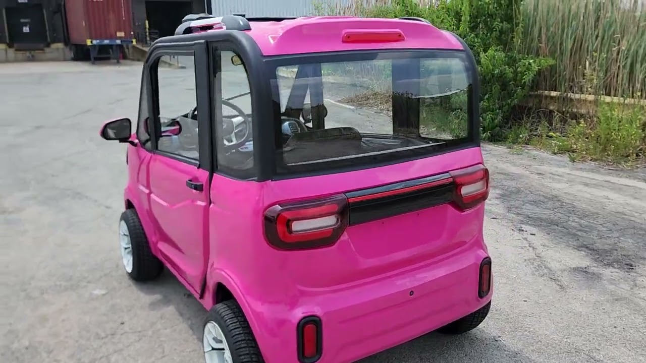 Viral Hot Pink Mini Car – Electric City Ride