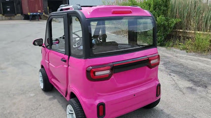 Viral Hot Pink Mini Car – Electric City Ride